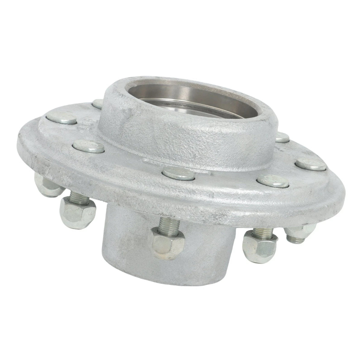 Set of 4 Galvanized Trailer Hub Kit for 7000lbs Axle #42 Spindle 8 on-6.5'