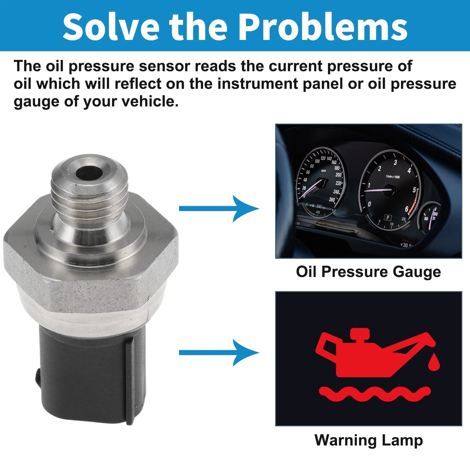 Engine Oil Pressure Sensor Replacement for Mercedes-Benz Sprinter 2500 (2010–2018)