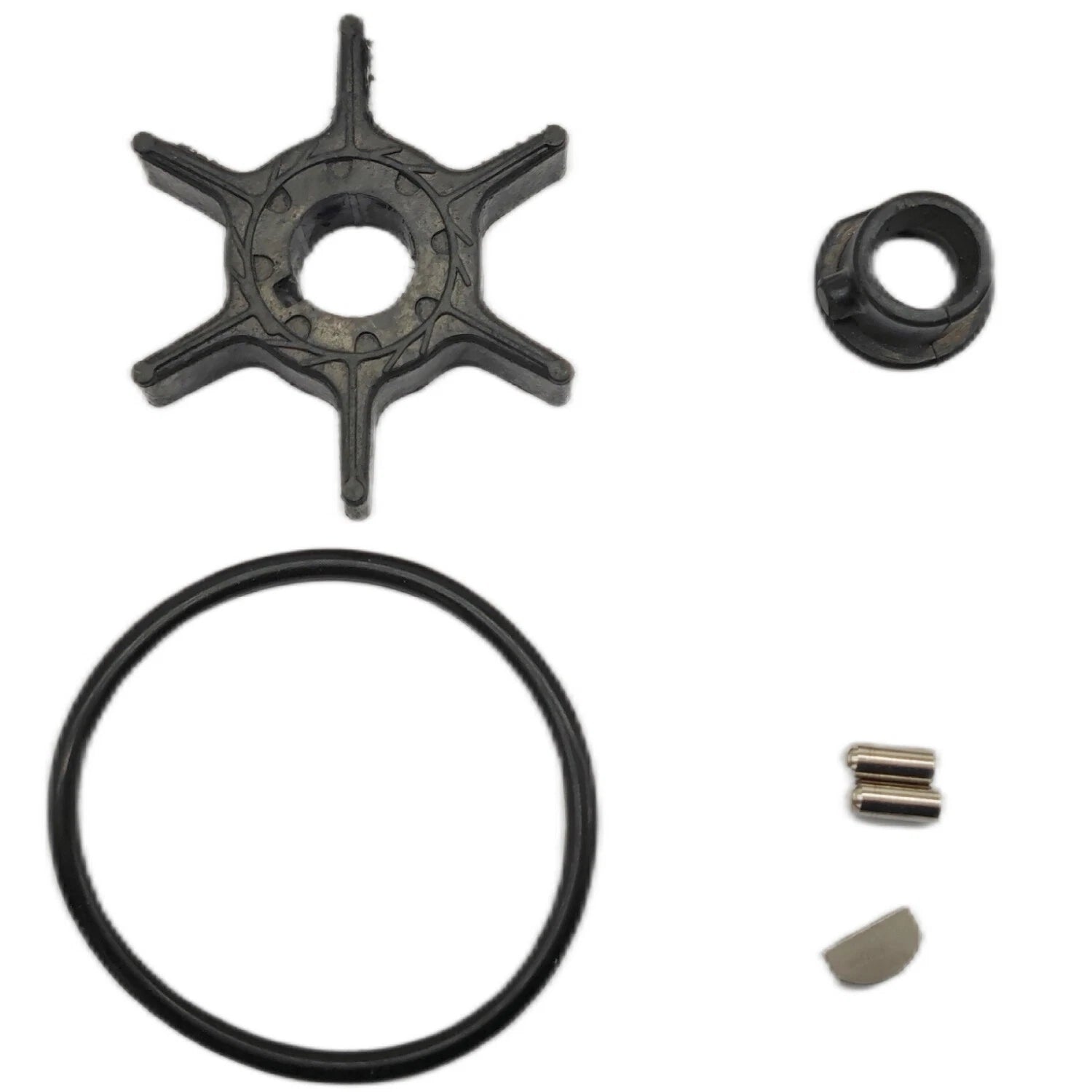 Water Pump Impeller Kit for Yamaha 4 Stroke 15-20 HP Outboard (F15C F20) 6AH-W0078-00