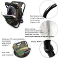 Foldable Fishing Backpack Beach Chair Stool with Cooler Bag