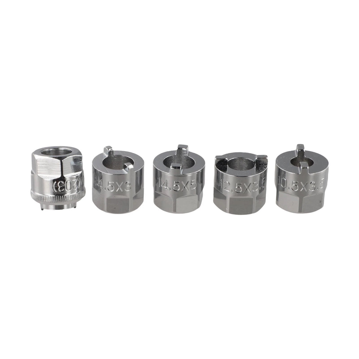 5 Piece Socket Tool Set for Manual Measurement
