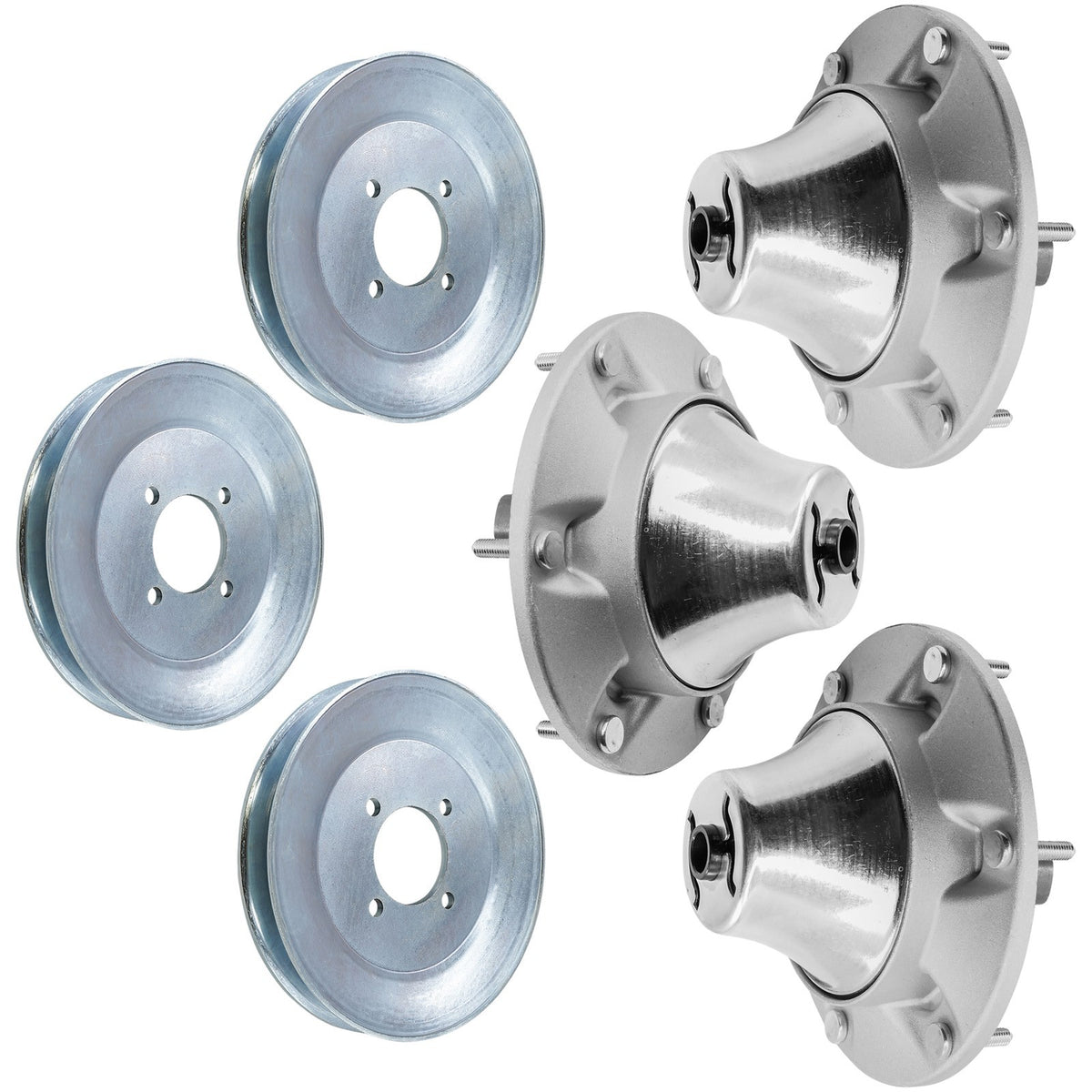 Deck Spindle with Pulley Replacement for John Deere Z994R ZTrak Diesel (2010–2018)