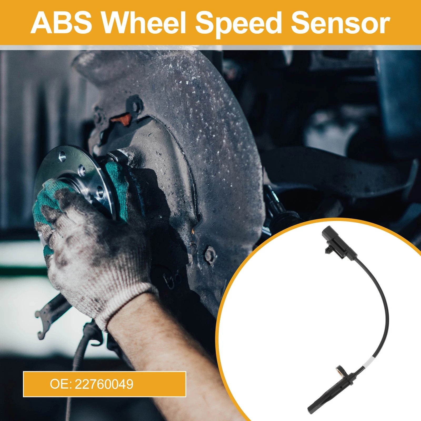 ABS Wheel Speed Sensor No. 22760049 for Cadillac SRX (2013–2016) Front