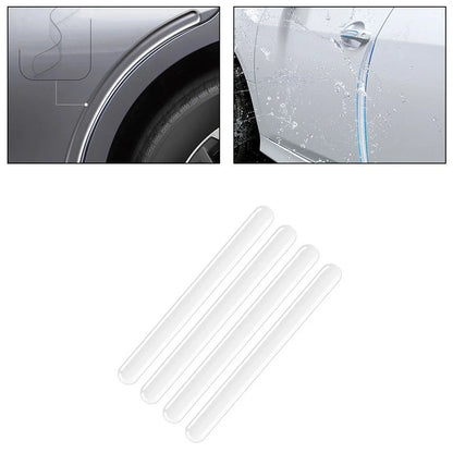 Set of 4 Transparent Edge Guards for Car Door Protectors