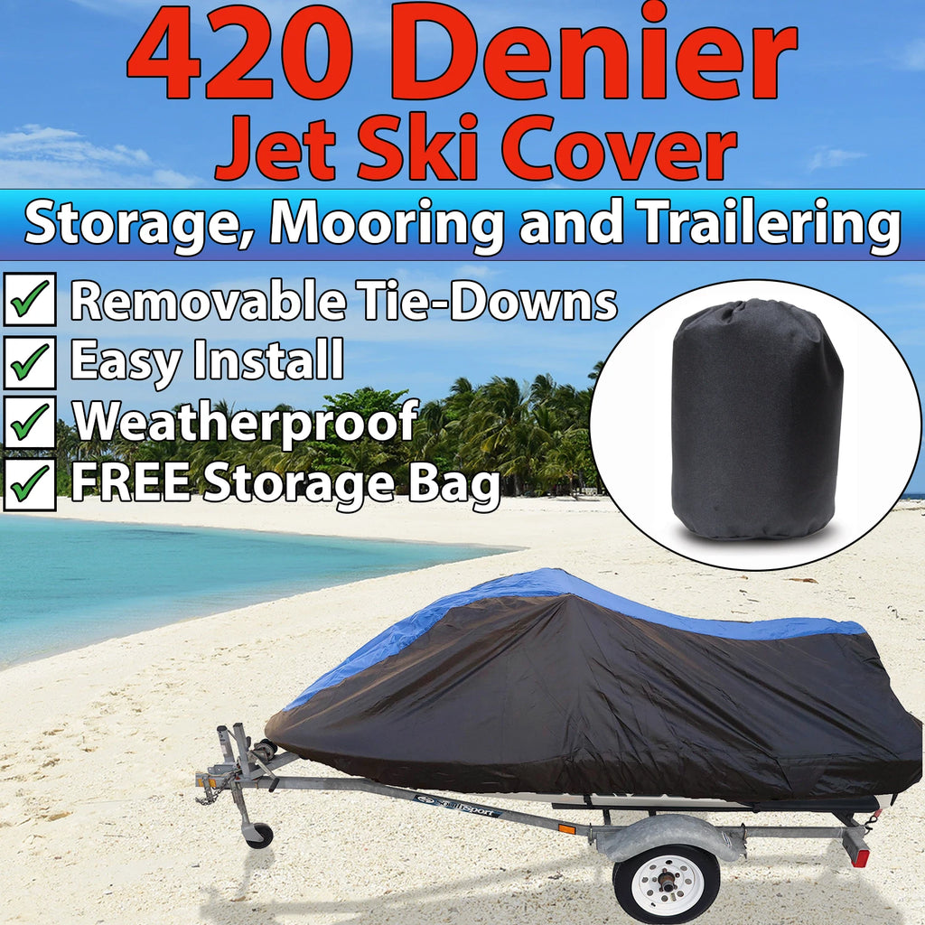 Dust Cover for Sea Doo GTI (Multiple Models) [Black Blue]