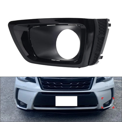 Front Bumper Fog Light Bezel for Subaru Forester (2014–2018) Black