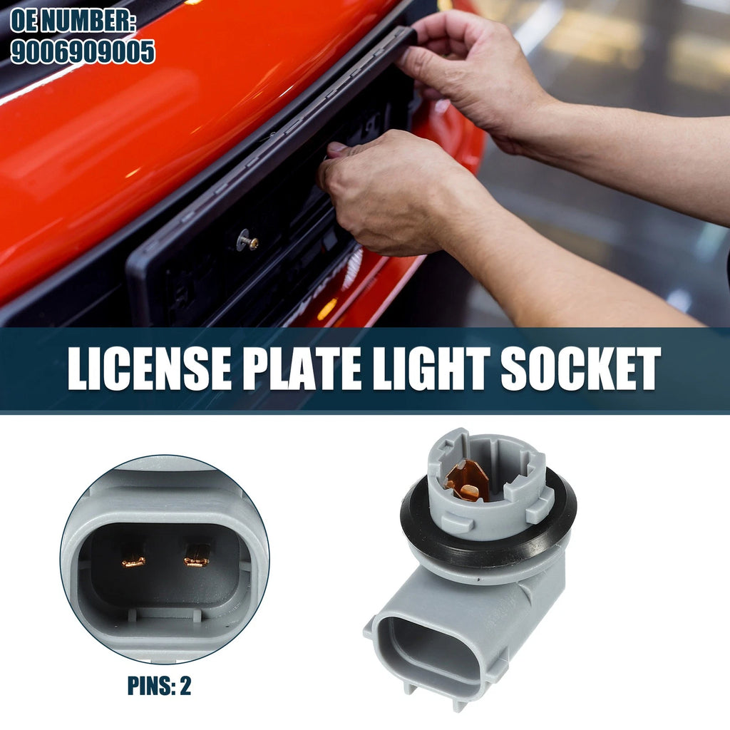 License Plate Light Socket for Toyota Tacoma (1995–2004) 2 Pin