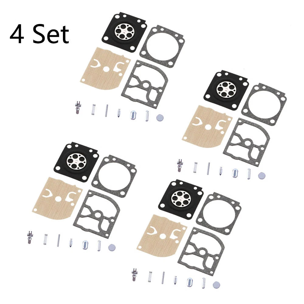 Set of 4 Carburetor Repair Kits for Stihl 017 018 MS180 MS170 Zama RB-77 RB-66
