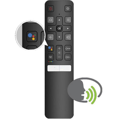 Replacement Remote RC802V FNR1 for TCL 49S6510FS 32S6500 32S6500S 32S6800S
