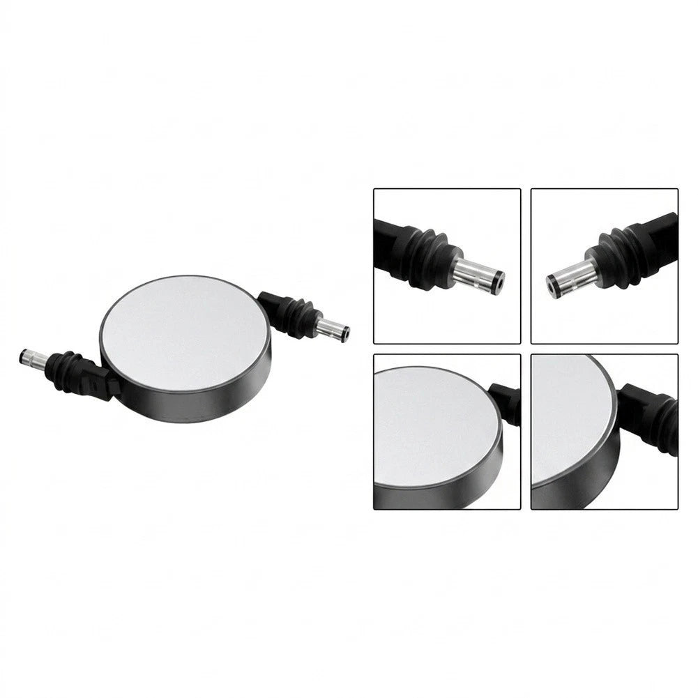 Retractable DC Power Cord for Organized Mobile Power