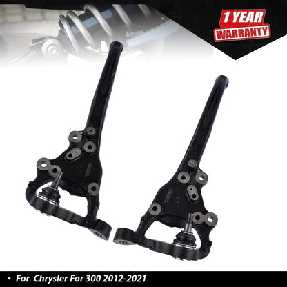 Pair of 5168421AF Front Steering Knuckles for Chrysler 300 Dodge Challenger Charger (2005–2023)