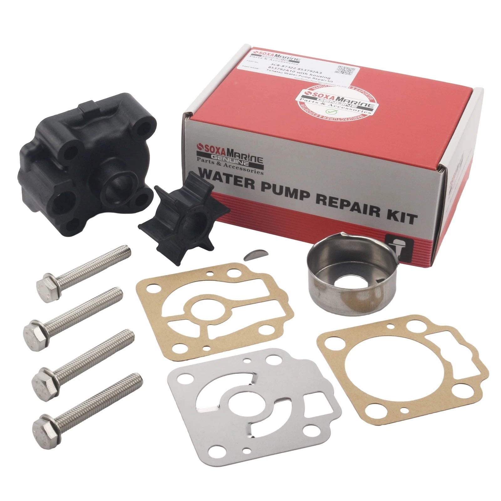 Water Pump Rebuild Service Kit 3C8-87322 for Nissan Tohatsu Outboard
