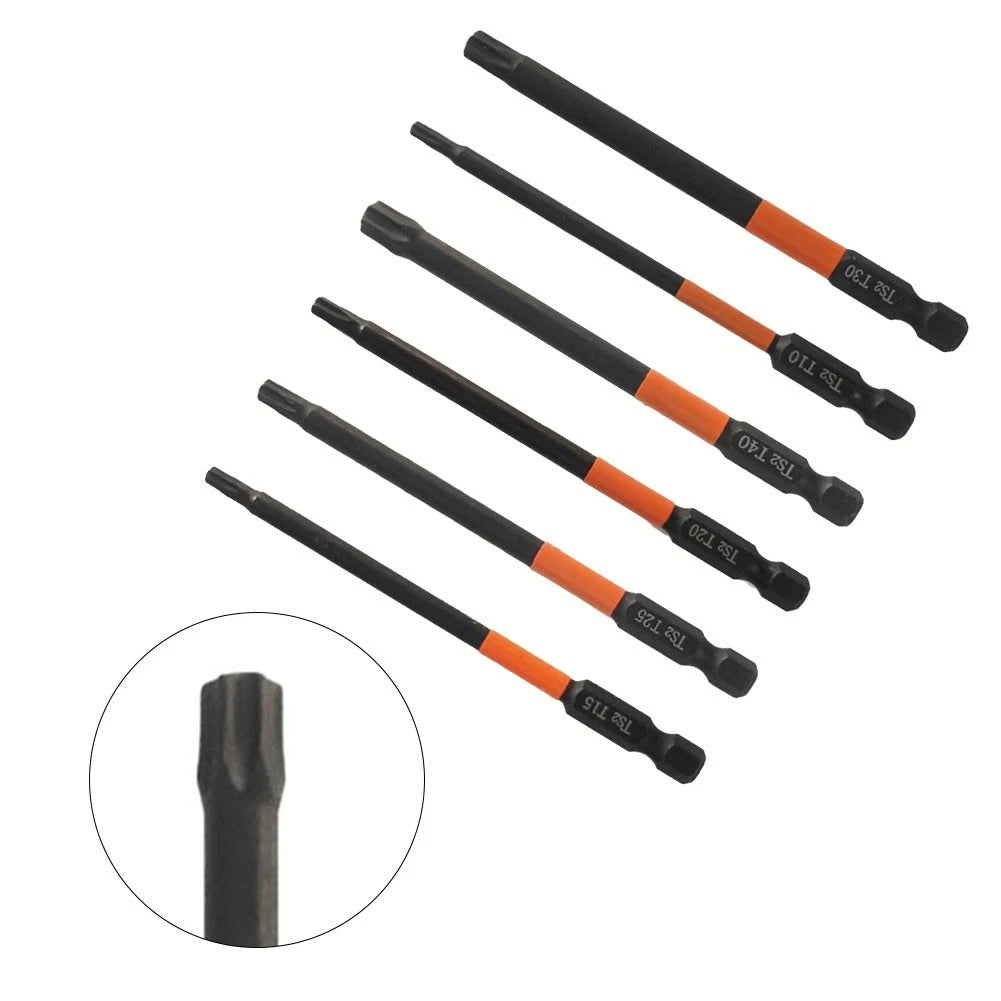 1PC 1/4 Inch Hex Shank Screwdriver Bit 100mm