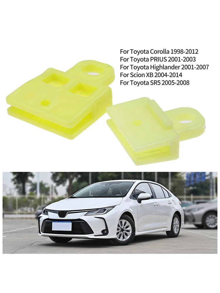 Door Glass Clips for (Yellow ABS)