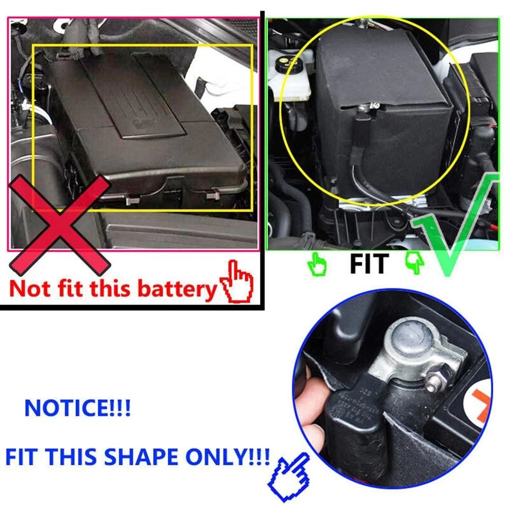 Cable Terminal Cover ABS Plastic Accessory Battery Positive Cap For Touran for