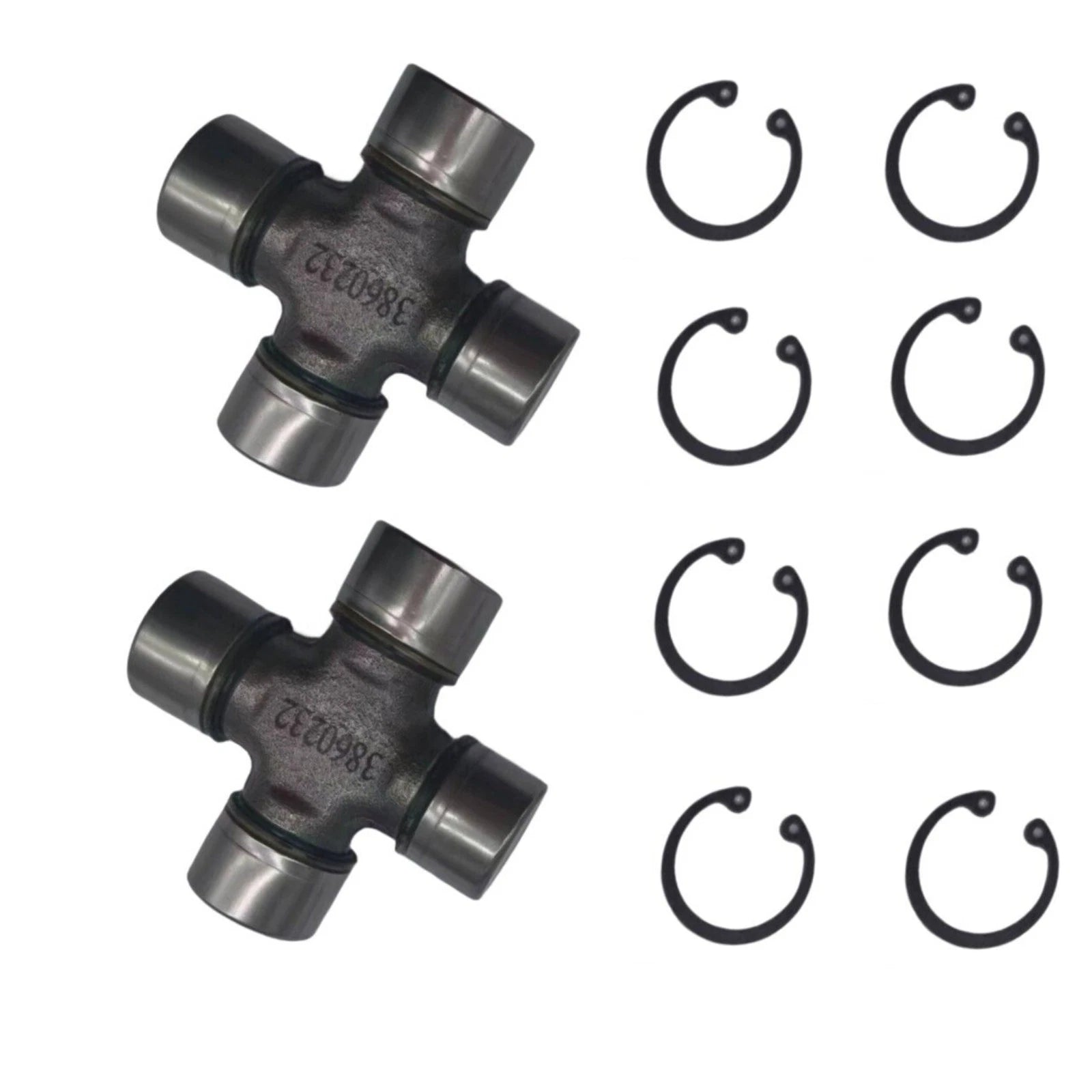 2Pcs U-Joint for MerCruiser Mercury (865496A01, 865493A01, Sierra 18-6406)