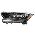 Headlight Headlamp for Honda CR-V (2017–2022) Left Side Halogen Black