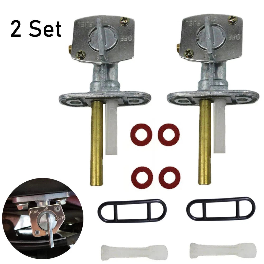 2X Fuel Petcock Valve Switch Kit for Yamaha YFM 660 Grizzly (2002–2008)