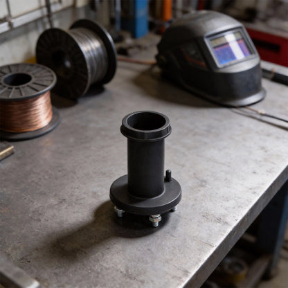 Welding Wire Shaft Spool for EU (1 Piece) Black + Silver