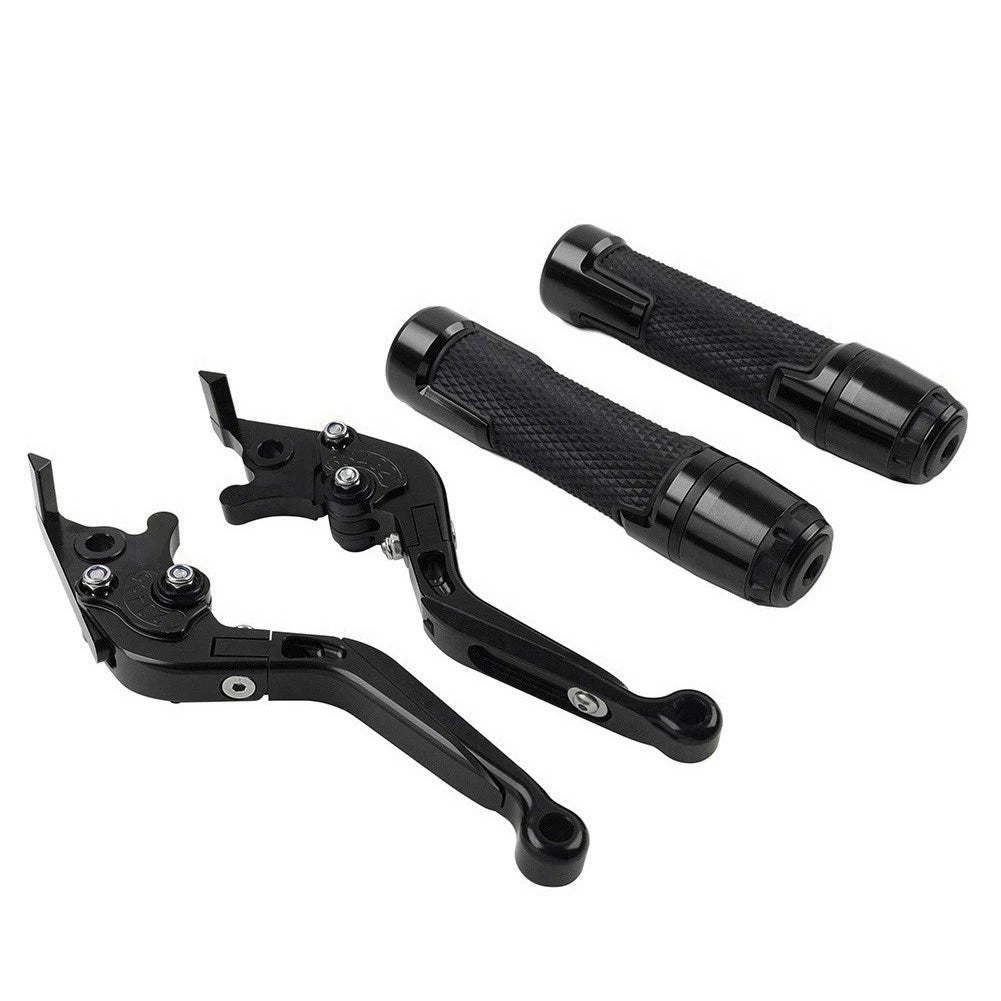 Extendable Brake Clutch Lever Grip Set for Suzuki GSXR750 (2000–2008)