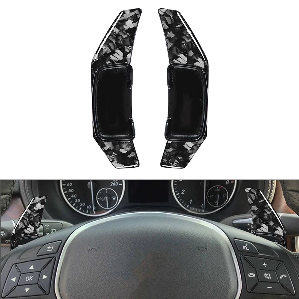 Steering Wheel Shift Paddle Extensions for Mercedes Benz A B C CLA GLK (2010–2020)