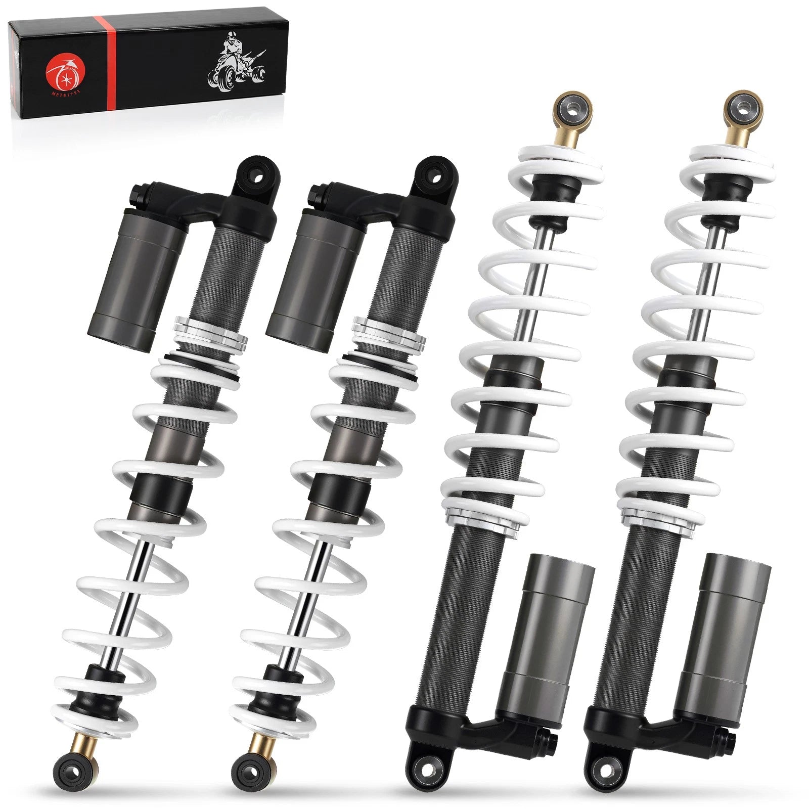 Set of 4 Air Shock Absorbers for Polaris RZR S 800 (2009–2012)
