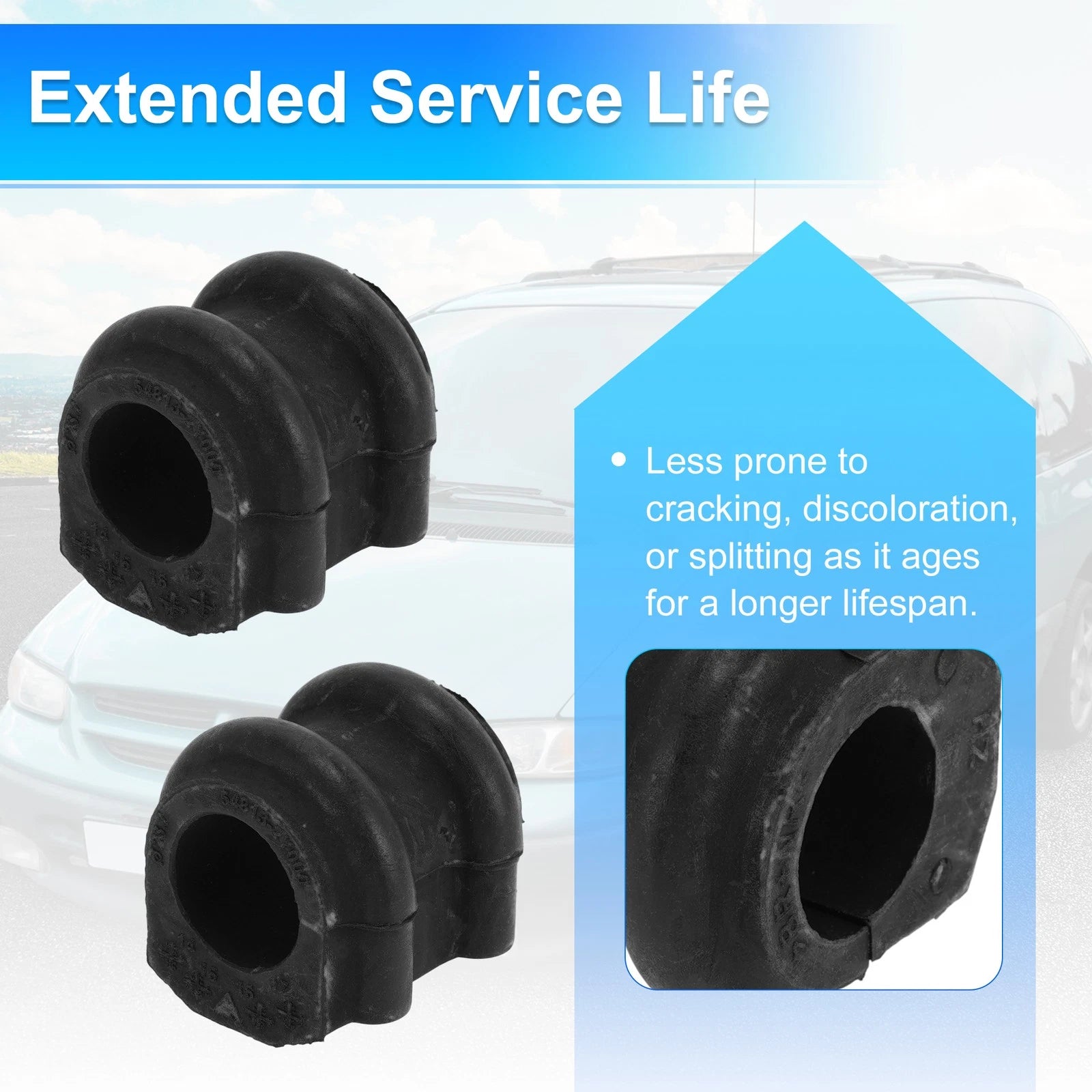 Stabilizer Sway Bar Bushing Kit Replacement Front Left Right for Nissan (2000–2012)