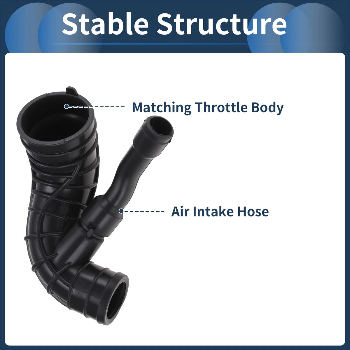 Engine Air Intake Hose for Citroen C1 (2005–2014) No. 143413