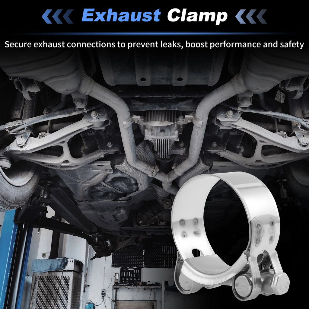 3X Exhaust Clamp for Universal Applications (1.73")