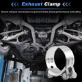 3X Exhaust Clamp for Universal Applications (1.73")