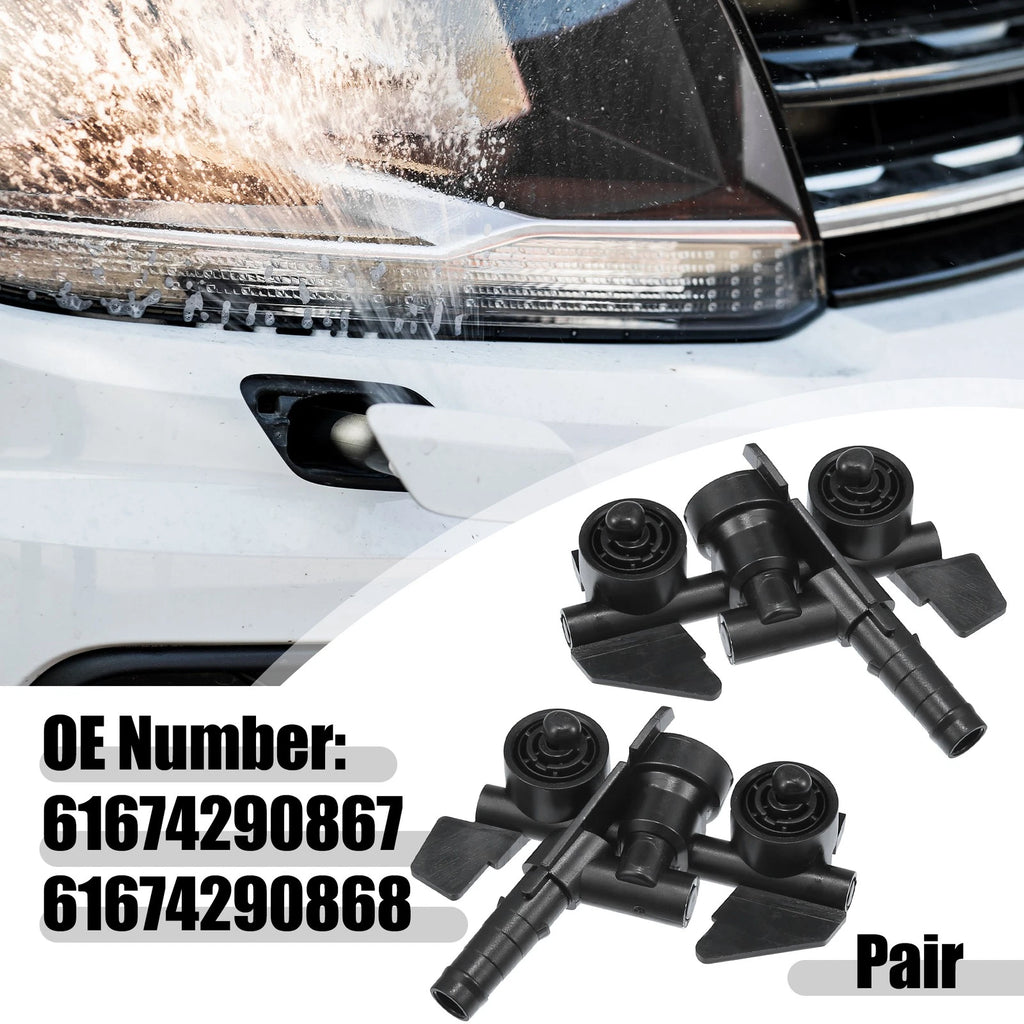 Headlight Washer Nozzle Front Pair for BMW 330xi (2001–2005)