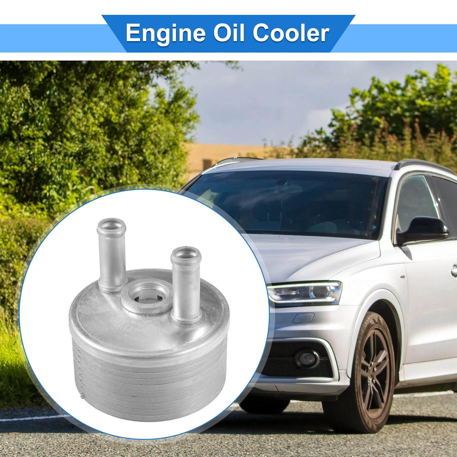 Engine Oil Cooler with Seals Replacement for Volkswagen Beetle Jetta (2012–2018)