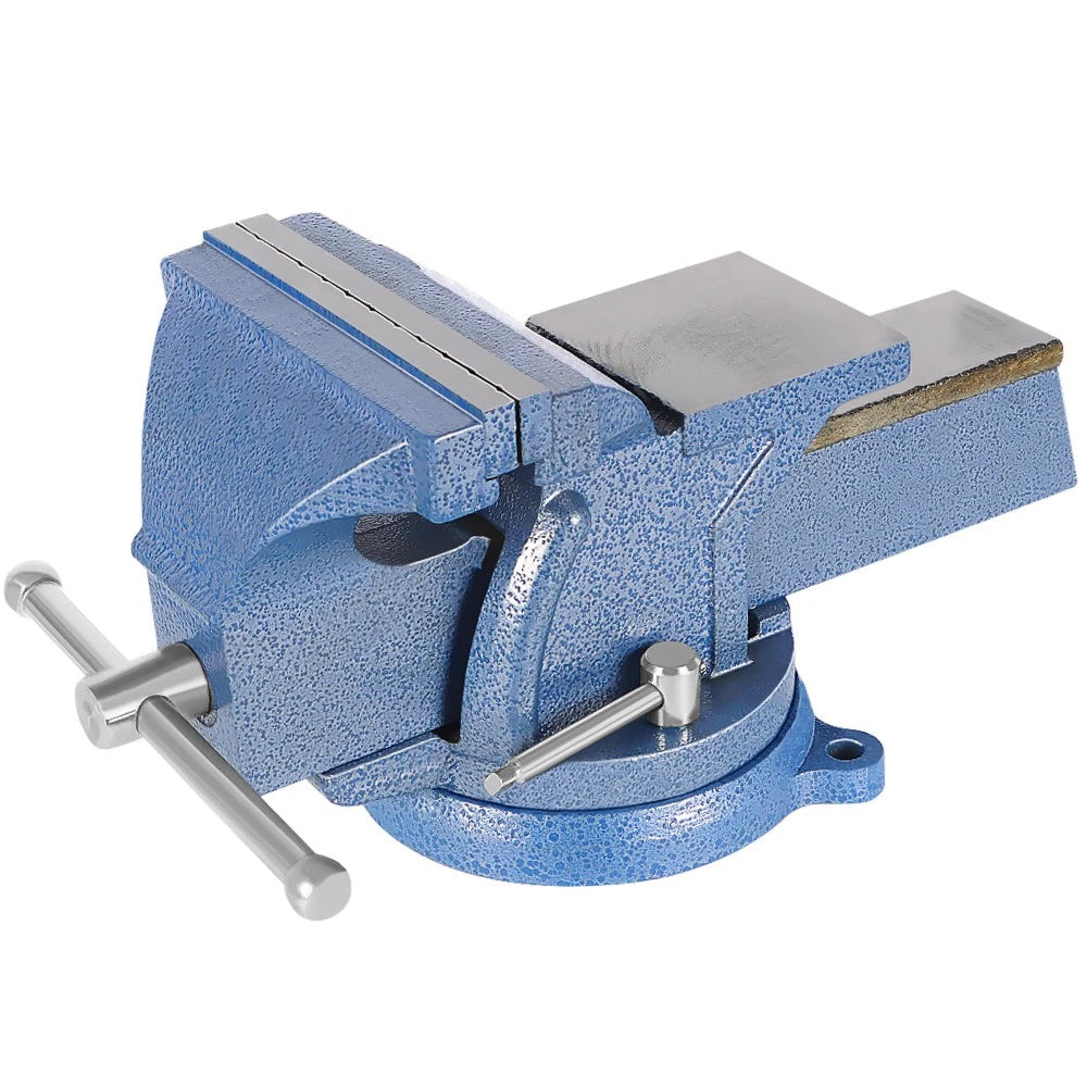 6" Mechanic Bench Vise Table Top Clamp with Locking Swivel Base