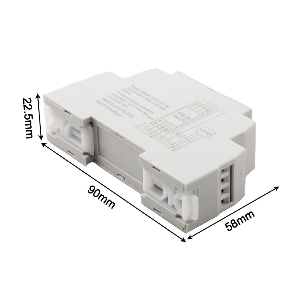 3-Phase Overvoltage Undervoltage Protection Relay SKAD04 220VAC