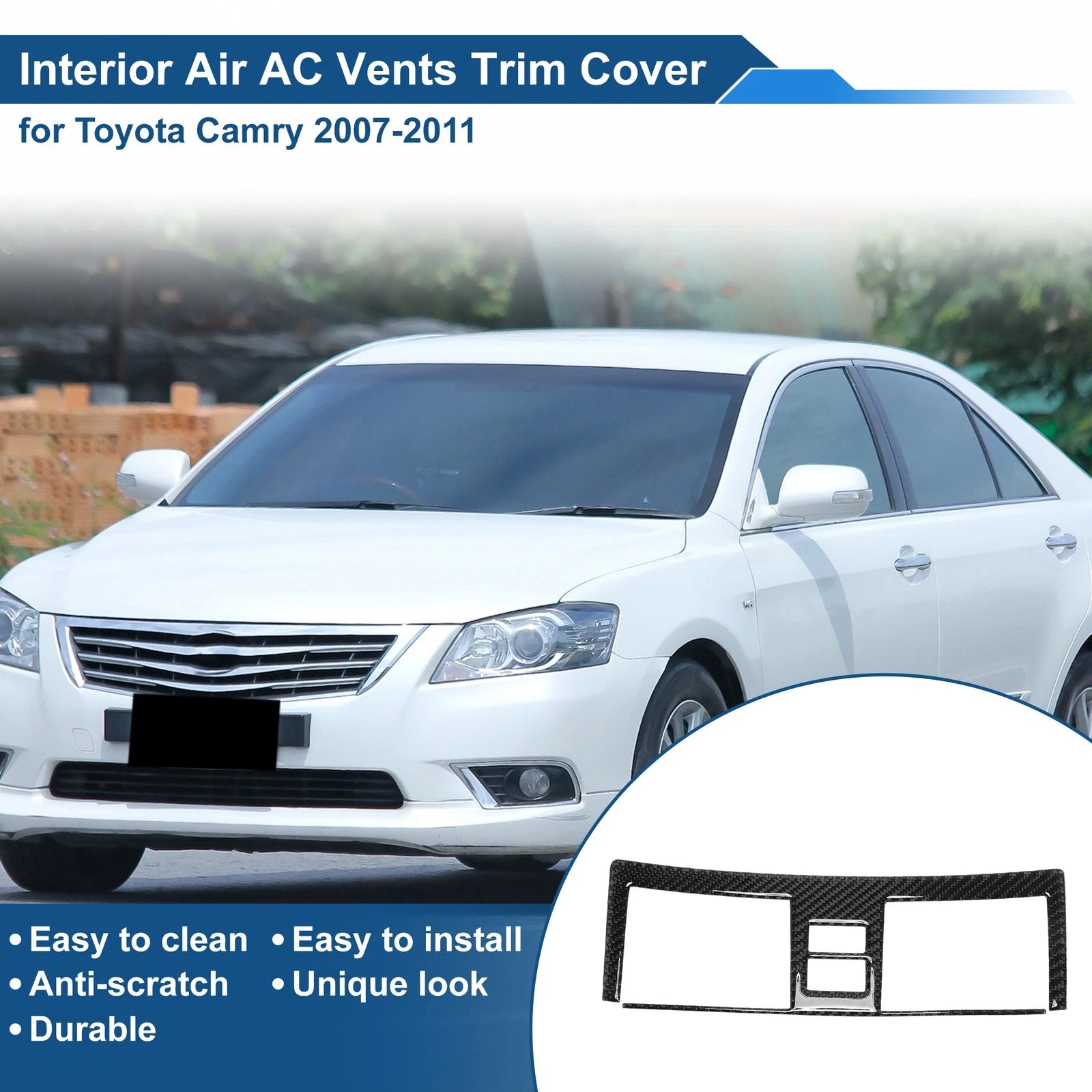 Air Condition Outlet Vent Trim Frame for Toyota Camry (2007–2011)