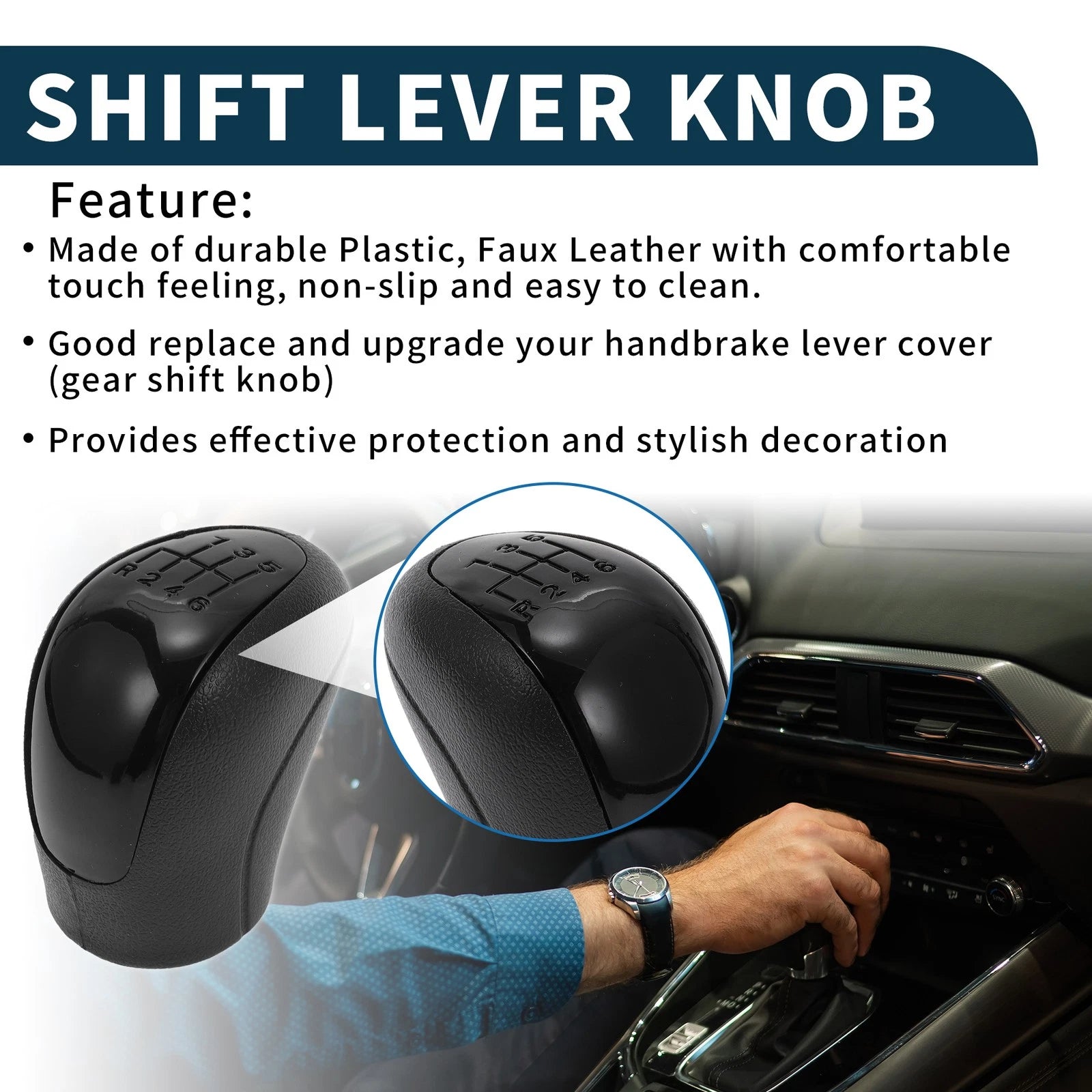 6 Speed Manual Shifter Knob Replacement for Mercedes-Benz Vito (2003–2020)