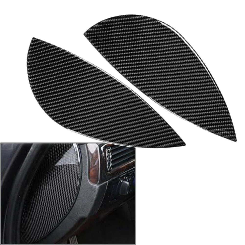 Carbon Fiber Dashboard Side Panel Trim for BMW 3 Series E90/E92 (2005–2012)