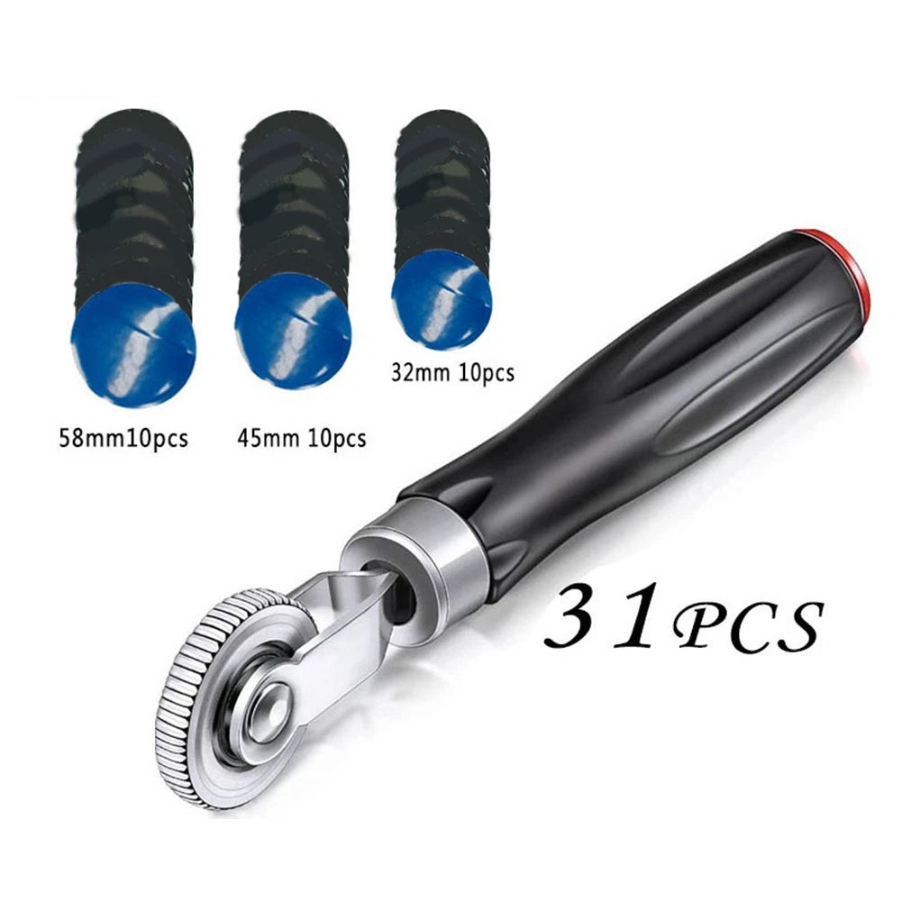 30pcs Tire Patch Roller Tool Kit for Universal Use