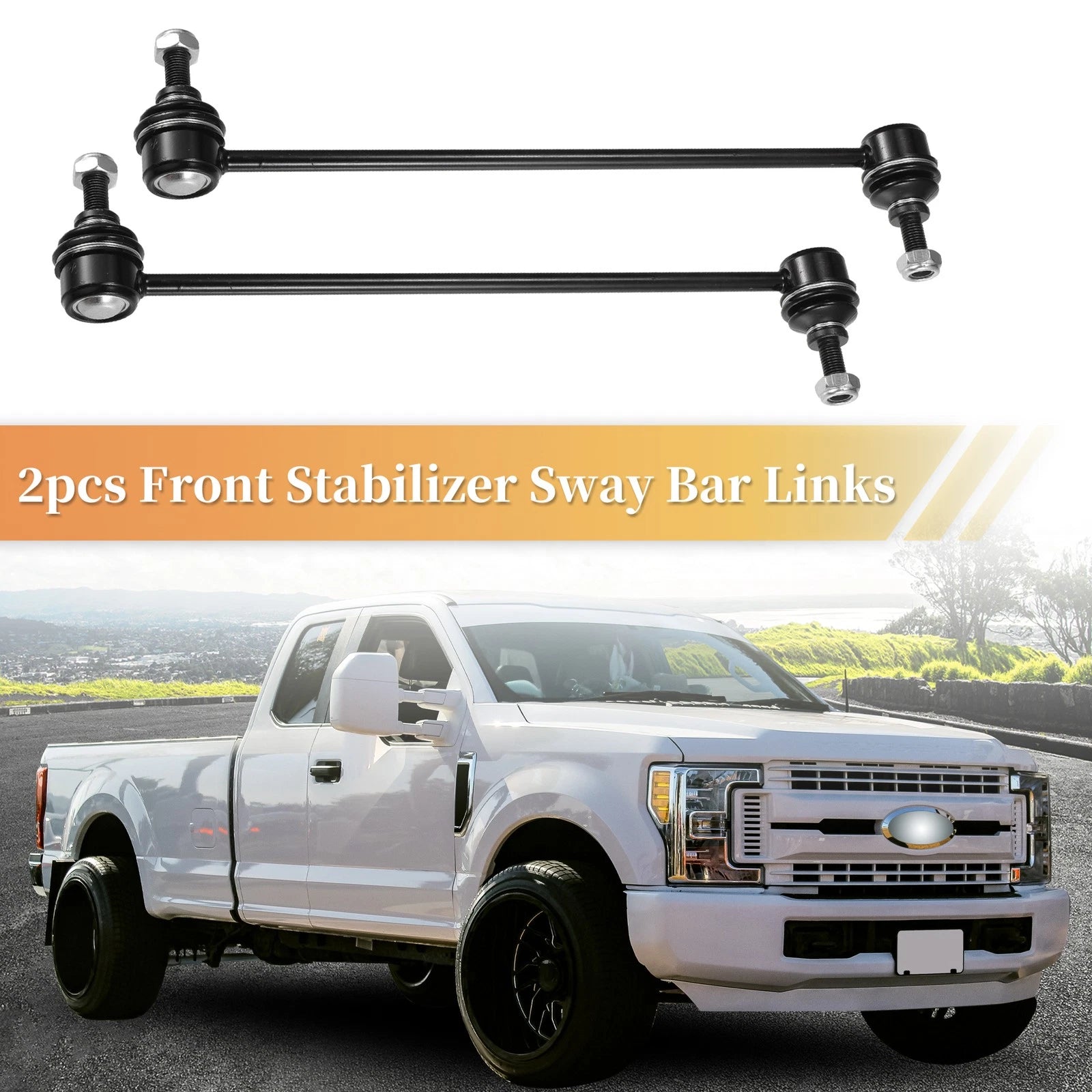 2pcs Front Stabilizer Sway Bar Link Replacement for Ford C-Max Escape (2005–2015)