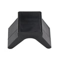 2 Inch Mounting Width V Bow Stop for Boat Trailer (Black Molded Rubber)