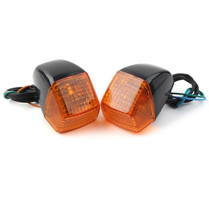 2X LED Indicator Lamp Yellow Lens for Honda CBR250RR MC22 (1990–1999)