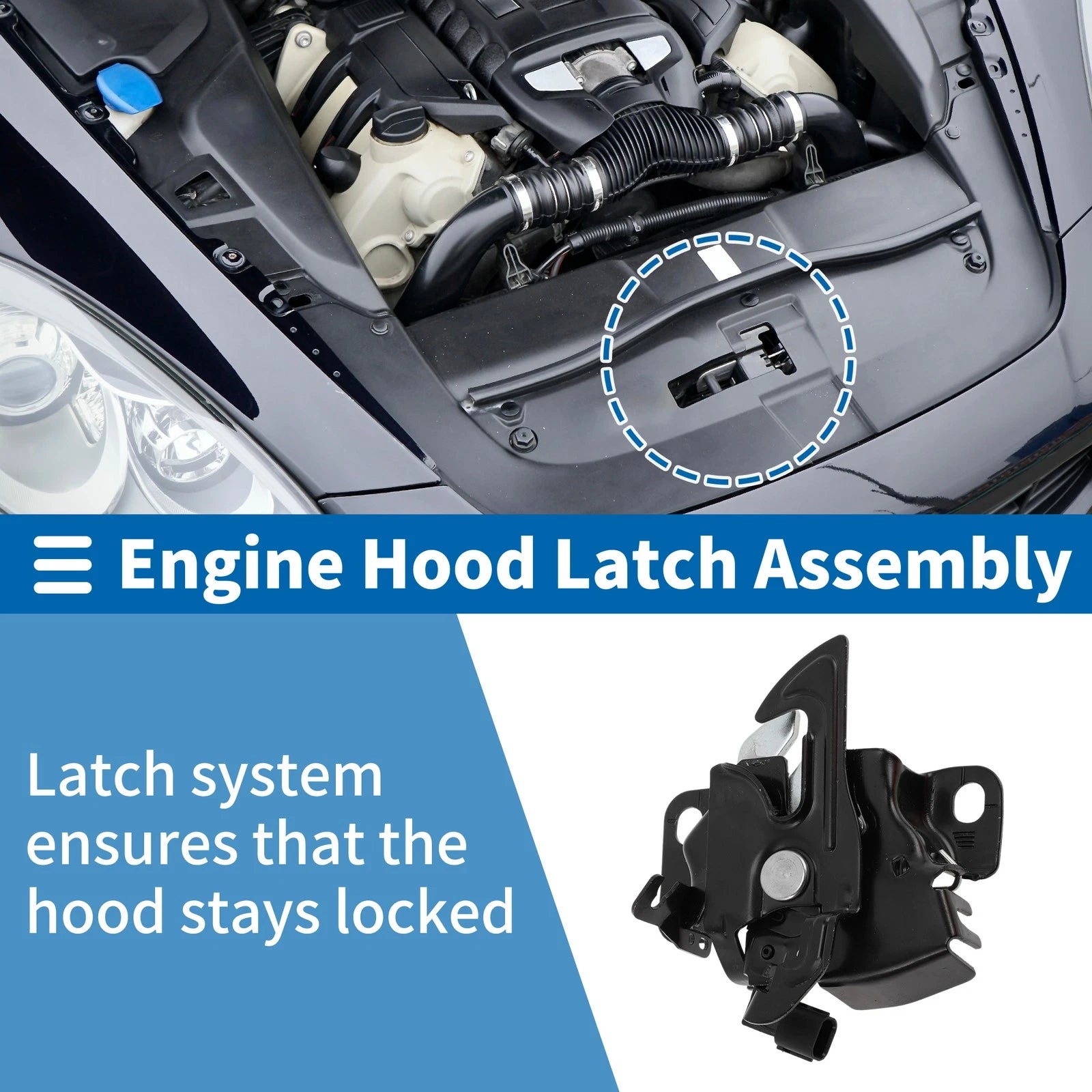 Hood Latch Assembly for Honda Accord 2018–2022 Replacement