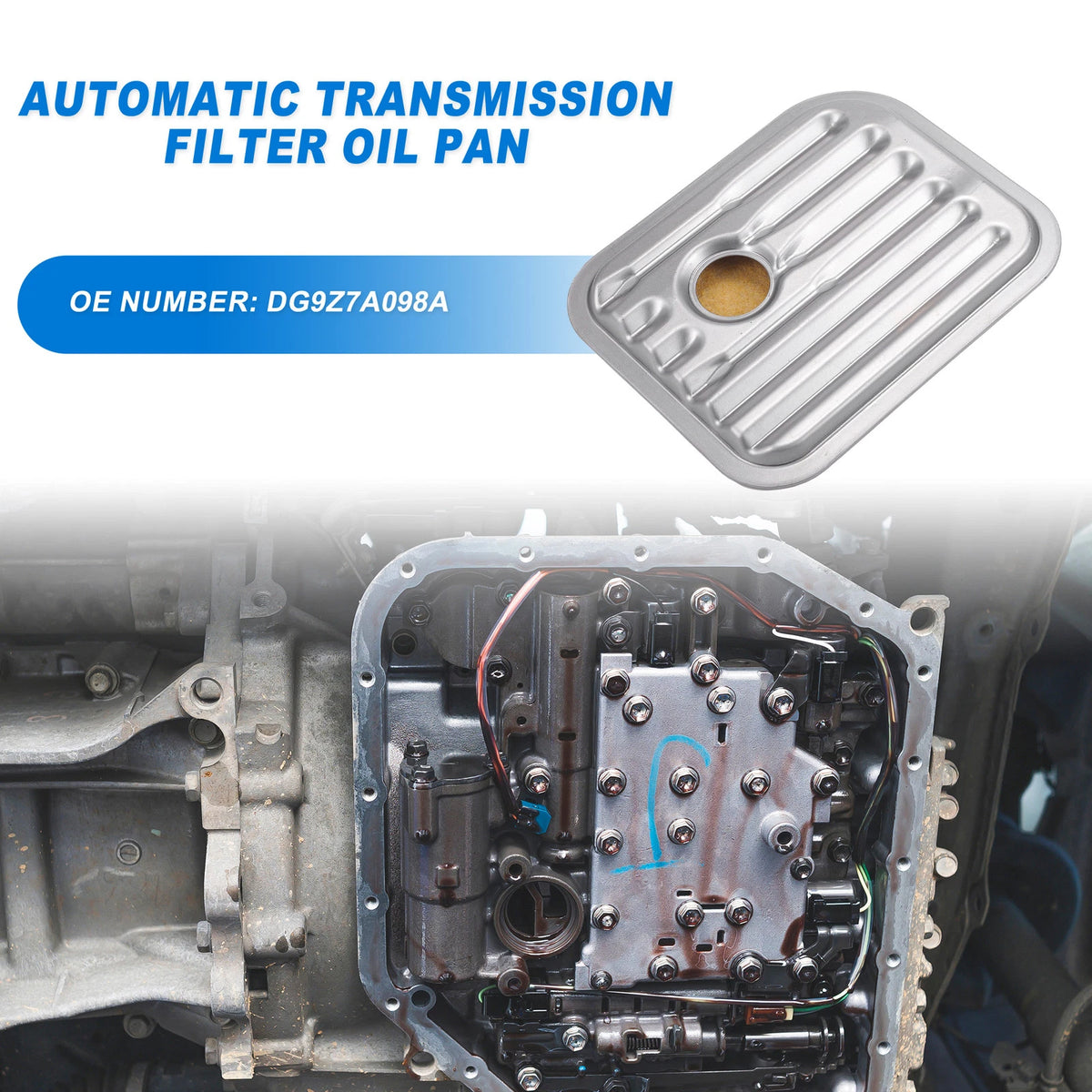 Transmission Fluid Filter Oil Pan for Ford Escape (2013–2019) DG9Z7A098A