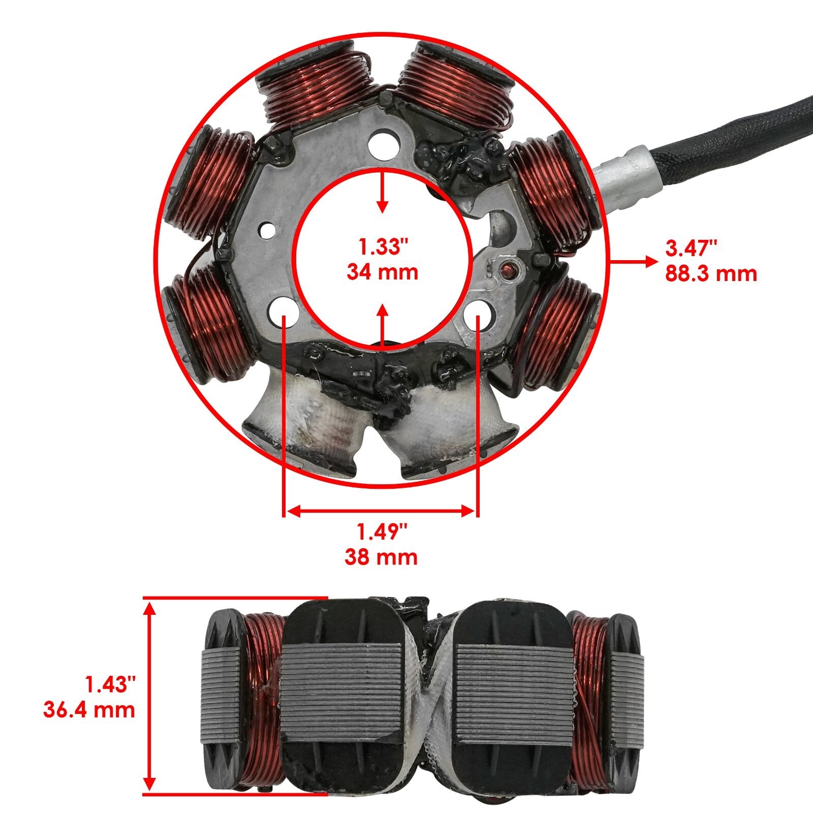 Stator and Gasket Replacement for Honda TRX250TM Recon 2002–2004