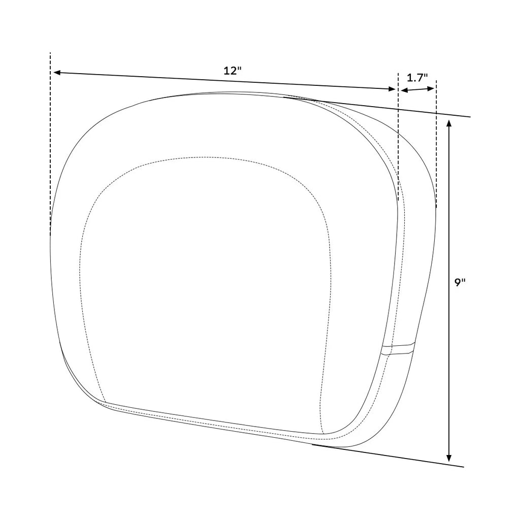 Sissy Bar Backrest Pad for Harley Touring (2014–2023)
