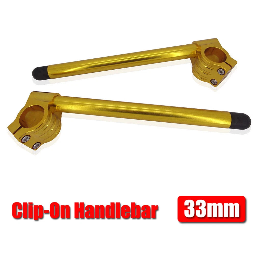 7/8" Clip-On Handlebars for Universal Fit (295mm, 33mm Fork Tubes)