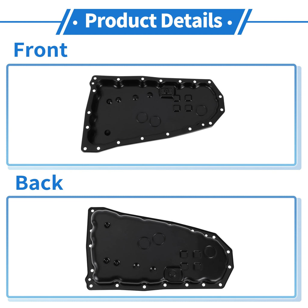 1 Pc Engine Oil Pan No.2705A062 for Lancer (2016–2017) L4 2.0L Iron Black