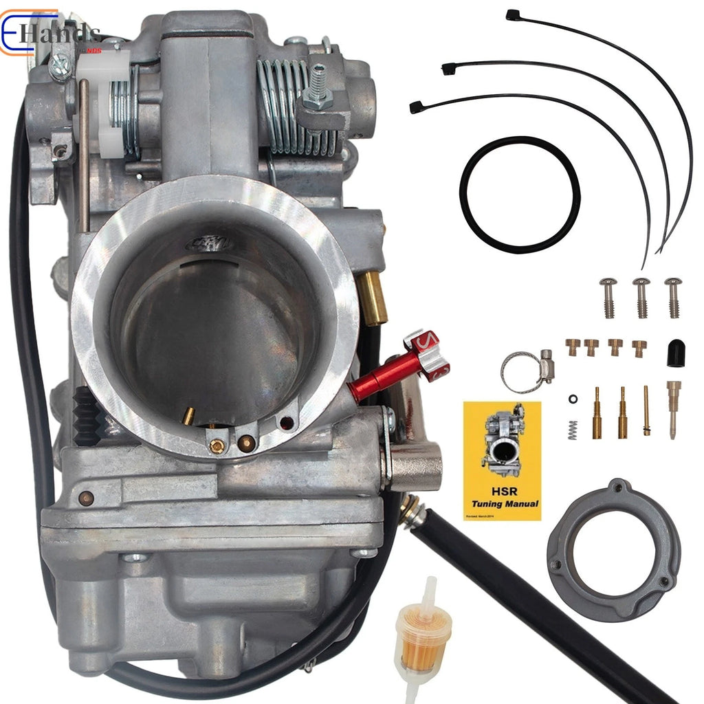 Mikuni HSR45 Carburetor for Harley Davidson EVO Twin Cam (1999–2017)