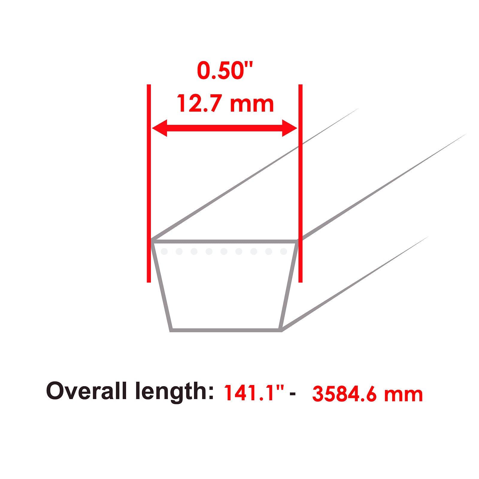 Deck Belt Replacement for Toro TimeCutter ZS5000 SS5000 SS5060 (2011–2018)