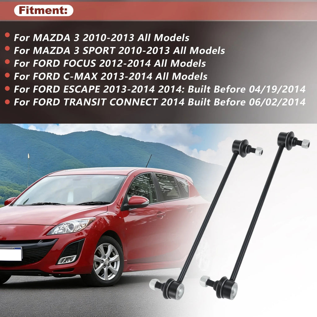 Front Sway Bar Links Stabilizers for Mazda 3 (2010–2013), Ford C-Max
